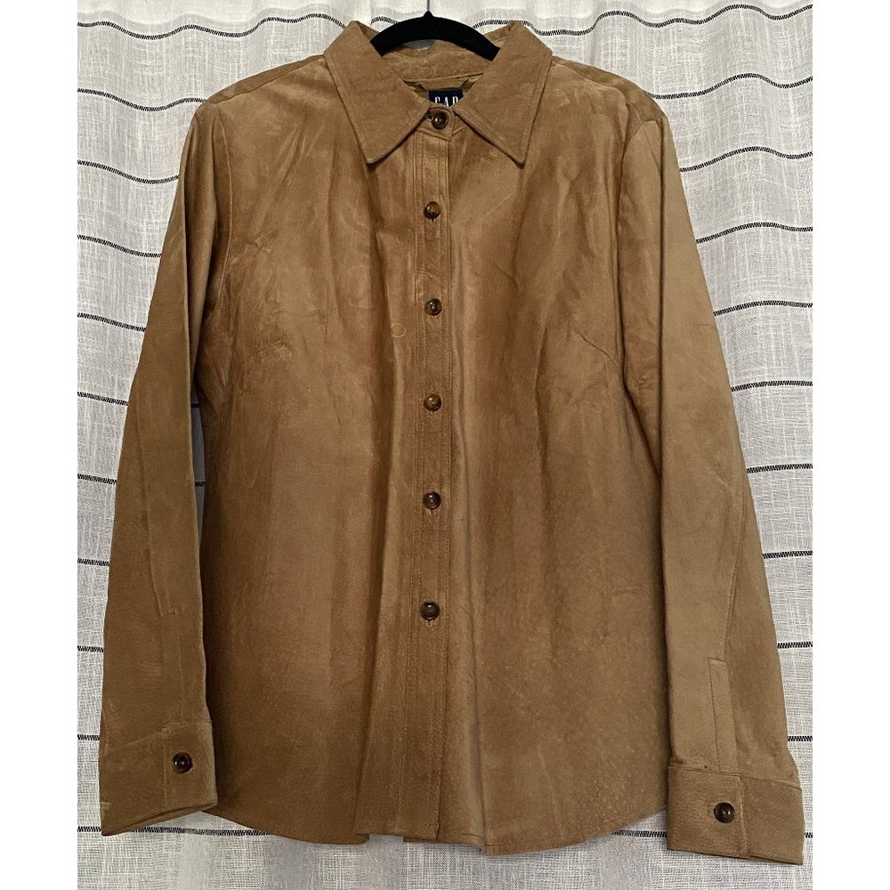 Gap Natural Leather Shirt / Shacket